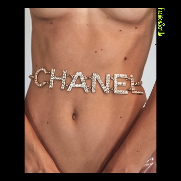 CHANEL Multi-color Wide Width Tweed Belt - Picture 11 of 13